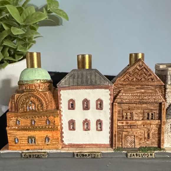 "Lost Synagogues of Europe" Hanukkah Menorah, also known as a hanukkiah. - Picture 10 of 12